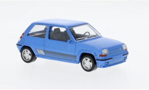 Renault 5 GT Turbo 1/43 Norev SuperCinq GT Turbo Ph II metallise bleue 1988 1:43 miniature