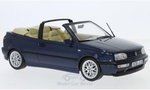 Miniature Volkswagen Golf V 1/18 Norev III Cabriolet metallise bleue 1995 Volkswagen Golf V 1/18 Norev III Cabriolet metallise bleue 1995 miniature
