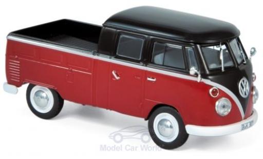 Miniature Volkswagen T1 1/43 Norev Doppelkabine rouge/noire 1961 Volkswagen T1 1/43 Norev Doppelkabine rouge/noire 1961 miniature
