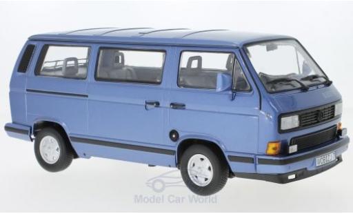 Miniature Volkswagen T3 B 1/18 Norev Multivan Bluestar metallise bleue 1990 Volkswagen T3 B 1/18 Norev Multivan Bluestar metallise bleue 1990 miniature