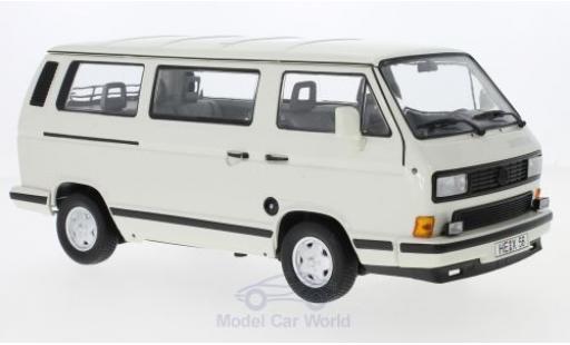 Miniature Volkswagen T3 A 1/18 Norev Multivan Whitestar blanche 1990 Volkswagen T3 A 1/18 Norev Multivan Whitestar blanche 1990 miniature