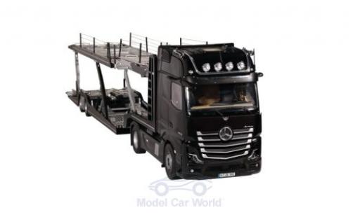 Miniature Mercedes Actros 1/18 NZG GigaSpace 4X2 FH25 noire/grise Autotransporter Mercedes Actros 1/18 NZG GigaSpace 4X2 FH25 noire/grise Autotransporter miniature
