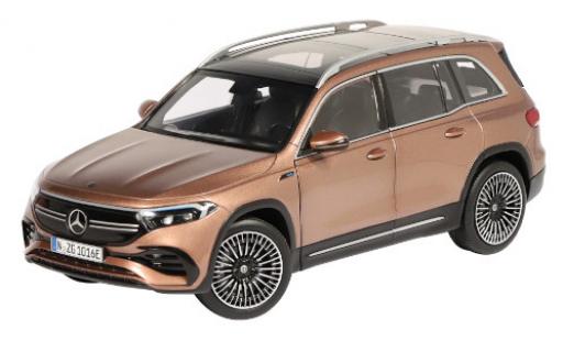 Miniature Mercedes CLA 1/18 NZG EQB metallise brun clair 2021 Mercedes CLA 1/18 NZG EQB metallise brun clair 2021 miniature