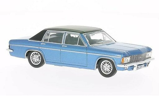 Opel Admiral B 1/43 WhiteBox bleu/noire 1969 miniature