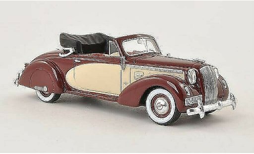 Opel Admiral Vorkrieg 1/43 Matrix Hebmuller Cabrio rouge/beige 1938 miniature