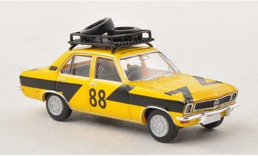 Opel Ascona A Rally 1/87 Brekina Rallye avec toitladung Reifen miniature