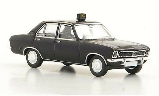Opel Ascona A Taxi 1/87 Brekina noire 4-Turer miniature