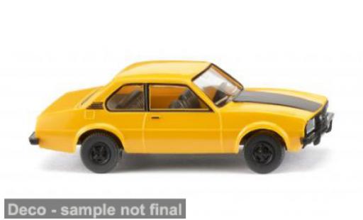 Opel Ascona 1/87 Wiking B jaune/noire 1975 1:87 miniature