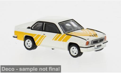 Opel Ascona 1/87, Brekina Brekina B i400 blanche/jaune 1980 1:87