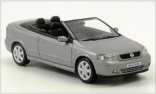 Opel Astra Cabriolet 1/43 Minichamps G grise miniature
