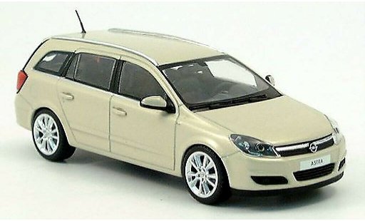 Opel Astra Caravan 1/43 Minichamps H beige 2004 miniature
