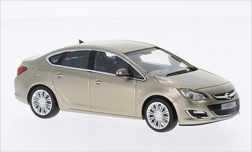 Opel Astra Limousine 1/43 Minichamps J Berline metallise beige miniature