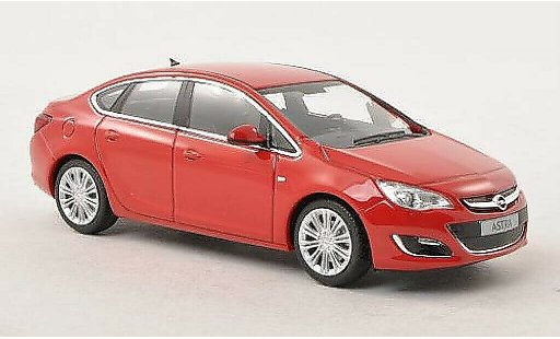 Opel Astra Limousine 1/43 Minichamps J Berline rouge 2012 miniature