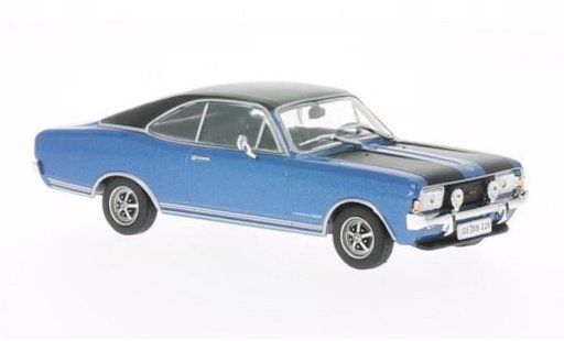 Opel Commodore A 1/43 WhiteBox Coupe GS/E bleu/noire 1970 miniature