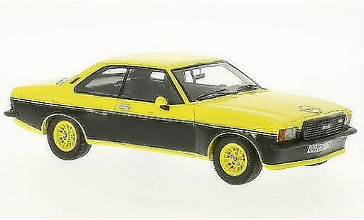 Opel Commodore B 1/43 Neo GS/E Steinmetz jaune/noire miniature