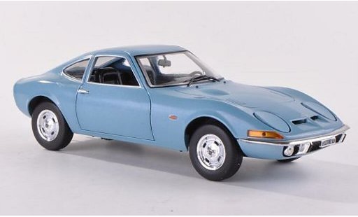Opel GT Base 1/24 WhiteBox 1900 bleu 1970 miniature