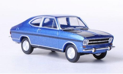 Opel Kadett B B 1/87 Herpa Coupe Rally bleu/noire miniature