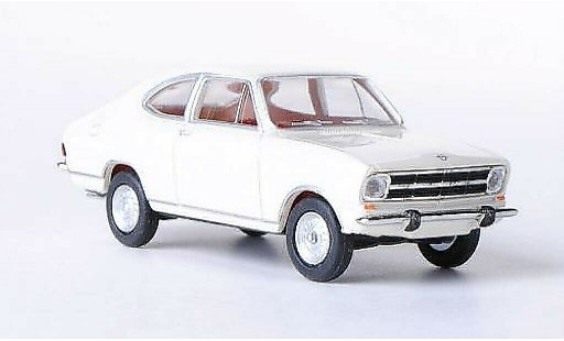 Opel Kadett B B 1/87 Herpa Coupe blanche miniature