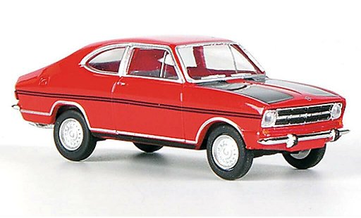 Opel Kadett B B 1/87 Herpa Rallye rouge/noire miniature
