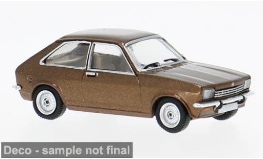 Opel Kadett 1/87 PCX87 C City marron 1975 1:87 miniature