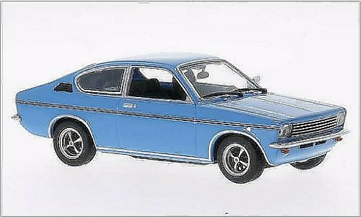 Opel Kadett C Coupe 1/43 Minichamps bleu 1973 miniature