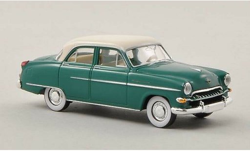 Opel Kapitan 1954 1/87 Brekina verte/beige miniature