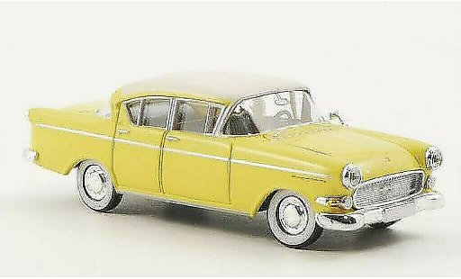 Opel Kapitan P2.5 1/87 Brekina P 2.5 jaune/blanche miniature