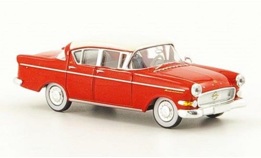Opel Kapitan P2.5 1/87 Brekina P-L 2.5 rouge/blanche 1958 miniature
