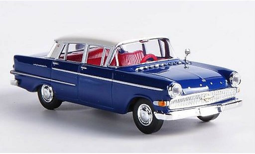 Opel Kapitan P2.6 1/87 Brekina bleu/blanche miniature