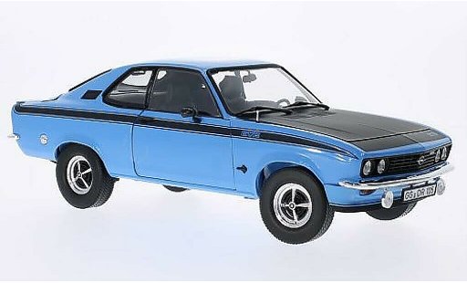 Opel Manta A 1/18 Norev GT/E bleu 1975 miniature