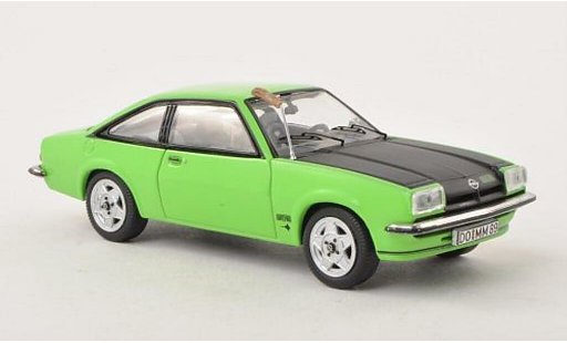 Opel Manta B B 1/43 Schuco GT/E verte/mat-noire avec Fuchsschwanz miniature