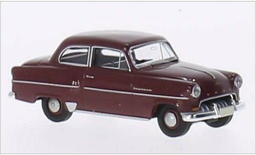 Opel Olympia Base 1/87 Brekina Berline rouge miniature