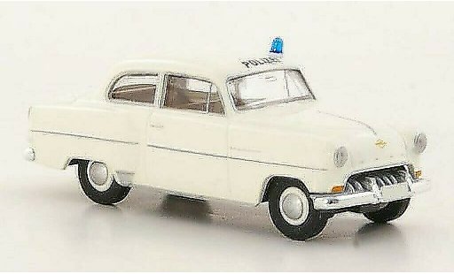 Opel Olympia Rekord 1/87 Brekina Police miniature
