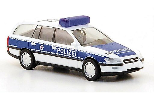 Opel Omega B Caravan 1/87 Herpa B Police Thuringen miniature