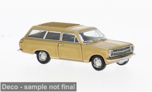 Opel Rekord 1/87 Brekina A Caravan gold 1963 1:87 miniature