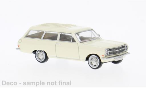 Opel Rekord 1/87 Brekina A Caravan blanche 1963 1:87 miniature