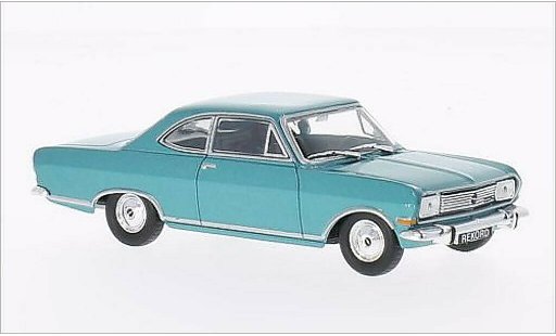Opel Rekord B 1/43 WhiteBox Coupe metallise turquoise 1965 miniature