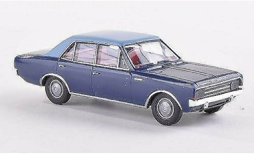 Opel Rekord C 1/87 Brekina bleu/bleu miniature