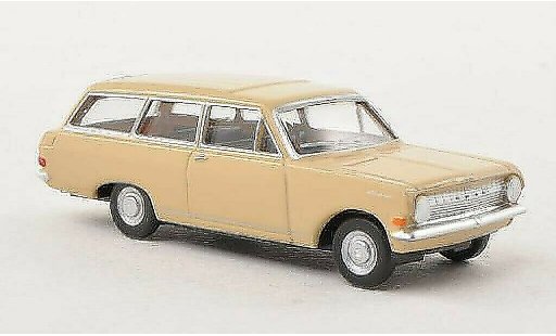 Opel Rekord Base 1/87 Herpa CarAVan beige miniature