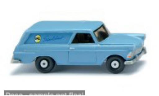 Opel Rekord 1/87 Wiking Caravan bleue 1960 1:87 miniature