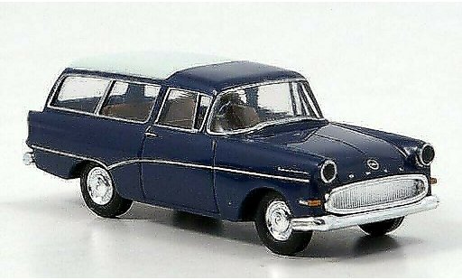 Opel Rekord P1 1/87 Brekina P 1 Caravan bleu/blanche 1957 miniature