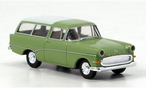 Opel Rekord P1 1/87 Brekina P 1 Caravan verte/blanche 1957 miniature