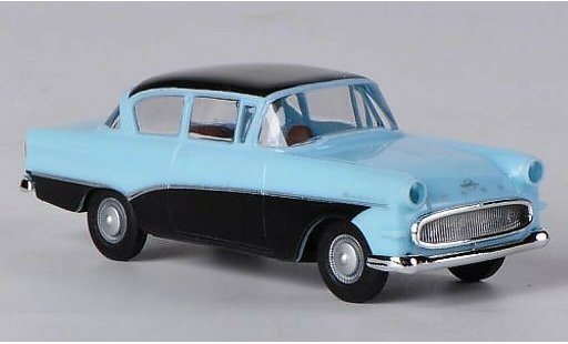Opel Rekord P1 1/87 Brekina bleu/noire miniature