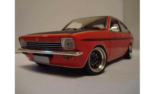 Opel Kadett C coupe 1/18 Minichamps sr 1976 rouge miniature