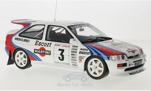 Miniature Ford Escort 1/18 Ottomobile RS Cosworth Gr.A No.3 Martini Rallye Mille Miglia 1995 F.Cunico/S.Evangelisti Ford Escort 1/18 Ottomobile RS Cosworth Gr.A No.3 Martini Rallye Mille Miglia 1995 F.Cunico/S.Evangelisti miniature