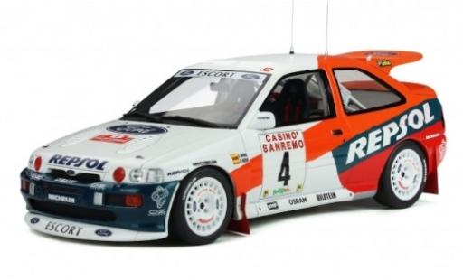 Miniature Ford Escort 1/18 Ottomobile RS Cosworth Gr.A No.4 Repsol Rallye WM Rally San Remo 1996 C.Sainz/L.Moya Ford Escort 1/18 Ottomobile RS Cosworth Gr.A No.4 Repsol Rallye WM Rally San Remo 1996 C.Sainz/L.Moya miniature