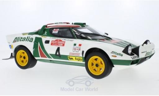Miniature Lancia Stratos 1/12 Ottomobile HF No.4 Alitalia Rallye WM Rally San Remo 1976 B.Waldegard/B.Thorszelius Lancia Stratos 1/12 Ottomobile HF No.4 Alitalia Rallye WM Rally San Remo 1976 B.Waldegard/B.Thorszelius miniature