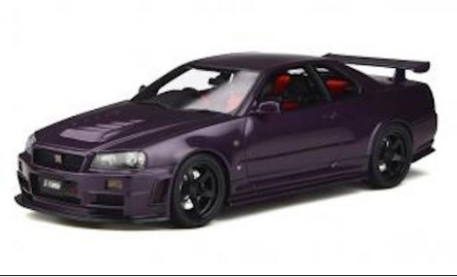 Miniature Nissan Skyline 1/18 Ottomobile GT-R (Z34) Nismo Z-Tune metallise violetteee RHD 1998 avec noire jantes Nissan Skyline 1/18 Ottomobile GT-R (Z34) Nismo Z-Tune metallise violetteee RHD 1998 avec noire jantes miniature