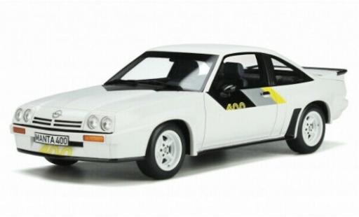 Miniature Opel Manta 1/18 Ottomobile B 400 blanche/Dekor 1982 Opel Manta 1/18 Ottomobile B 400 blanche/Dekor 1982 miniature