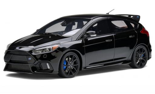 Miniature Ford Focus 1/18 Ottomobile MK III RS metallise noire 2017 Ford Focus 1/18 Ottomobile MK III RS metallise noire 2017 miniature